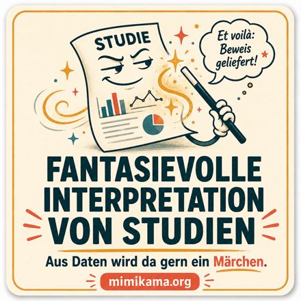 Mimikama-Stempel 38: Studien-Märchen