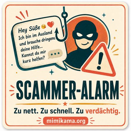 Mimikama-Stempel 39: Scammer-Alarm