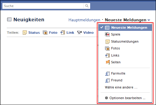 Facebook: Neueste Meldungen