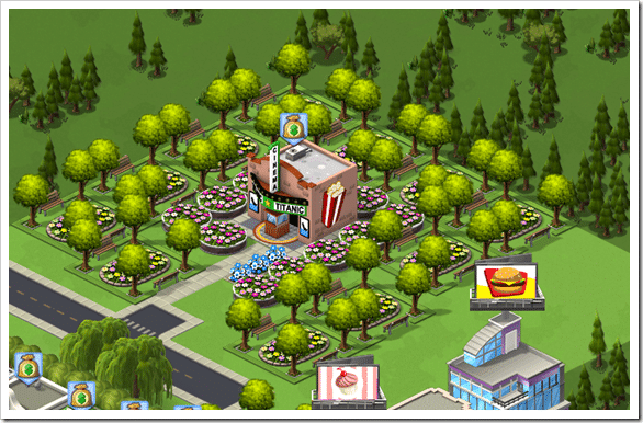 CityVille Anlage mit Gewinn