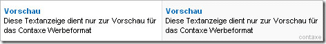 Contaxe Text Banner