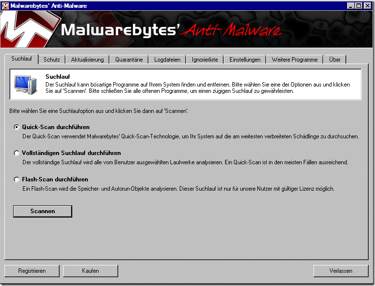 Malwarebytes' Anti-Malware