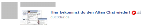 Hier bekommst du den Alten Chat wieder!