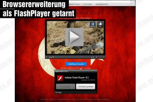 Video Fake – Browsererweiterung als FlashPlayer getarnt
