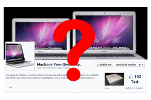 Info zu der Seite: „Macbook Free Giveaway“