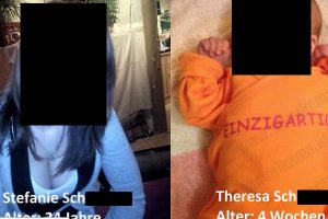 Die vermisste Stefanie Sch. und Ihr 4 Wochen altes Baby