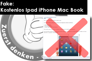 Fake: Kostenlos Ipad iPhone Mac Book
