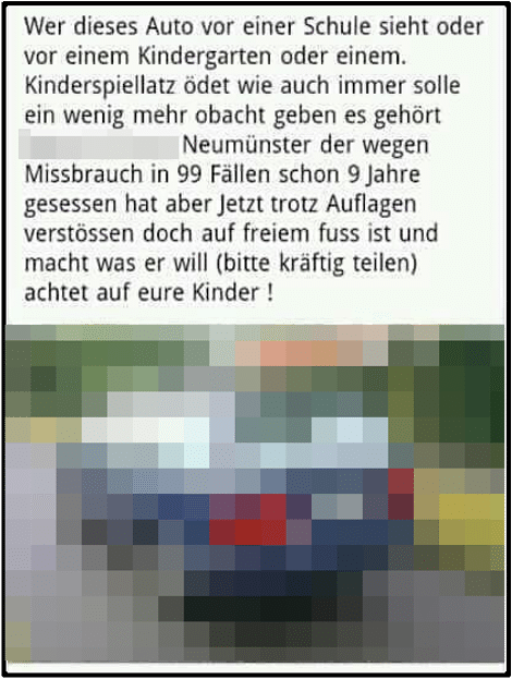 Die Warnung zu einem älteren Herren in Neumünster – mimikama.org