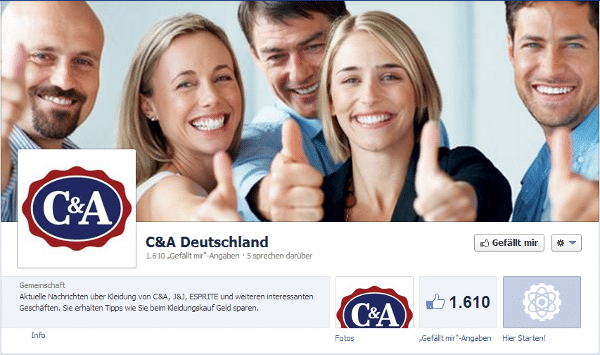 500€ C&A Geschenkkarte – mimikama.org