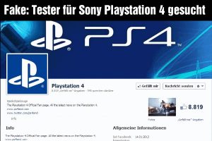Fake: Tester für Sony Playstation 4 gesucht