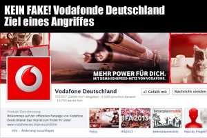 KEIN FAKE: Vodafone Deutschland wurde Ziel eines Angriffs auf einen seiner Server