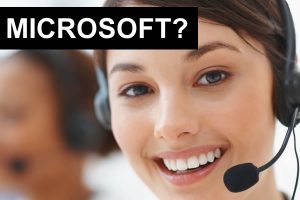 Seltsamer Anruf von Microsoft?