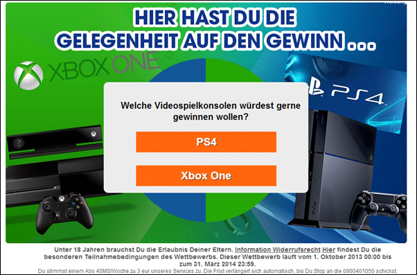 Gewinnen Sie eine Xbox One oder PS4