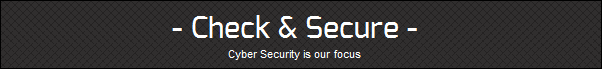 Check & Secure Check & Secure