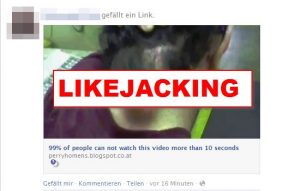 Likejacking: 99% of People…