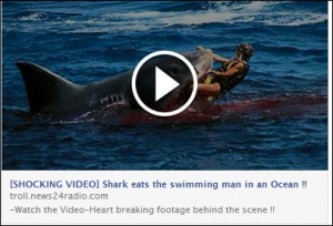 Abofalle hinter “Shark eats the swimming…”