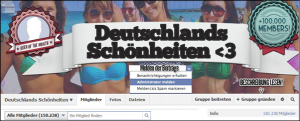 Die Facebook-Gruppen “Deutschlands Schönheiten”