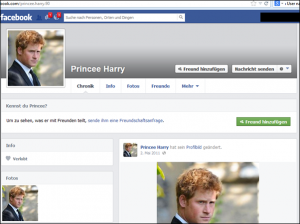 Facebook: “Prince Harry” betrügt einen Unternehmer aus dem Burgenland (Österreich)