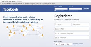 Betrug an Facebook-Seitenbetreiber