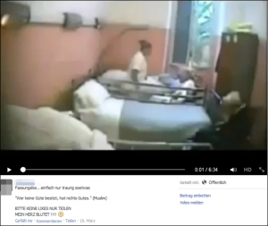 Facebook-Video: Misshandlung im Pflegezentrum