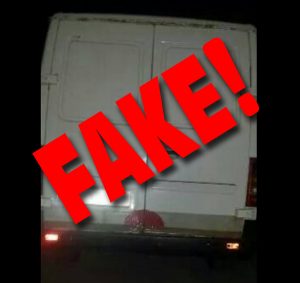 „Zur Zeit ist bekannt, dass sich ein weißer Transporter im Saarland aufhält“ – Fake!