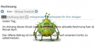 E-Mail von Apay AG / Michael Friedrich (Trojaner-Warnung)