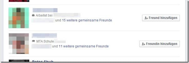gemeinsamen Freunde