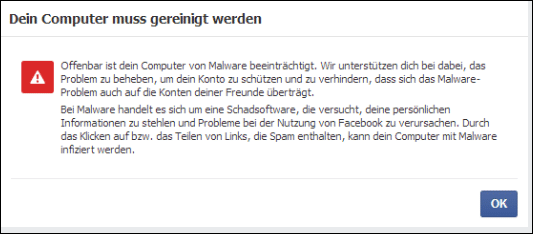 Dein Computer muss gereinigt werden