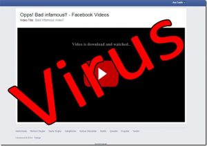 Nachricht mit “Bad infamous video!” – Vorsicht, Virus per Chat