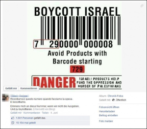 Barcode Boykott? 729= Israel