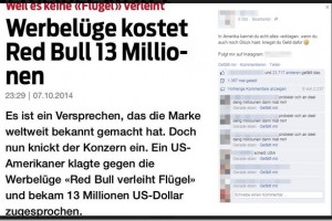 “Weil es keine Flügel verleiht: Werbelüge kostet Red Bull 13 Millionen”