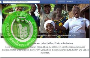 Facebook führt Schaltfläche für Ebola-Spenden ein