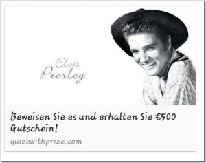 Verschenkt Elvis Presley auf Facebook REWE-Gutscheine im Wert von 500 Euro?