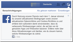 Facebook ändert Bedingungen zum 01.01.2015 – Mal genauer hingeschaut!