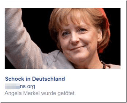 Angela Merkel wurde get&ouml;tet