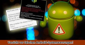 Abofalle – Vorsicht bei falschen Android Systemwarnungen!