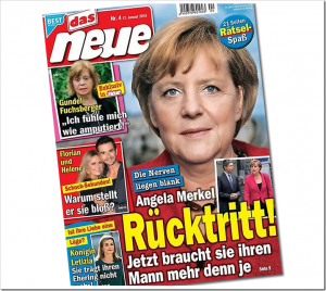 Tritt Angela Merkel zurück? Falschmeldung blieb nicht unbeobachtet.