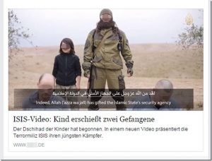 Das ISIS-Video: “Kind erschießt zwei Gefangene”