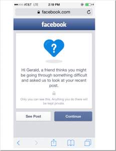 Facebook: Selbstmord-Button soll Leben retten!