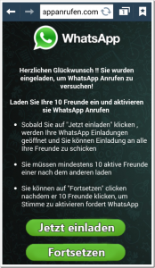WhatsApp Nachricht führt in die Falle! “Hey, ich bins, Sie zu versuchen WhatsApp Telefonie-Funktion!”