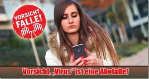 Smartphone-„Virus“ Tapsnake ist ein Köder in eine Abofalle!