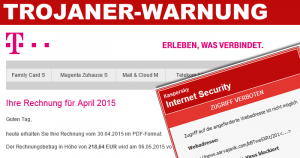 Trojaner-Warnung: “Ihre Telekom Mobilfunk RechnungOnline April 2015”