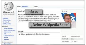 Deine Wikipedia Seite – und wie man generell Apps entfernen kann
