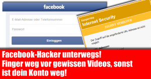 Facebook-Hacker unterwegs!