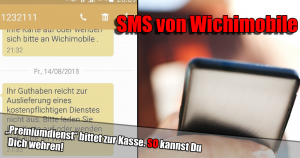 SMS von Wichimobile