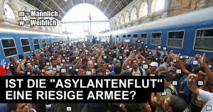 Ist die „Asylantenflut“ eine riesige Armee? – Wir blasen zum Zapfenstreich!
