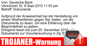 Strafverfahren der Deutschen Bank?