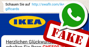Ikea-Gutschein über WhatsApp?