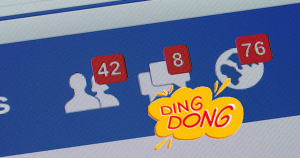 Facebook: „Gong“ – Benachrichtigung erhalten