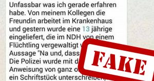 Wurde eine 13-Jährige in Nordhausen (Thüringen) von einem Flüchtling vergewaltigt?